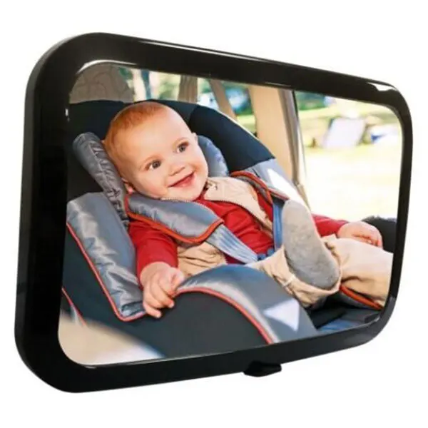 

Adjustable Car Back Seat Mirror Baby Facing Rear Ward View Headrest Mount Square Safety Kids Monitor Car Seat Mirror NR-shipping