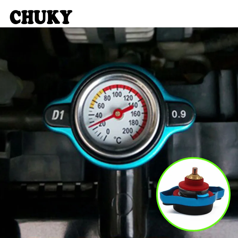 

CHUKY Car Water Tank Thermostatic Radiator Cap With Temperature Gauge Meter Accessories For Kia Ceed Sorento Skoda Octavia A5 A7
