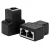 Elisona 1 to 2 Way LAN Ethernet Network Cable Splitter Adapter RJ45 Female Splitter Socket Connector Адаптер Для ноутбука