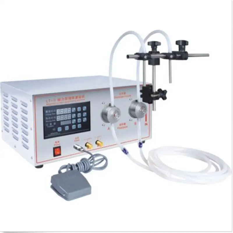 

new Two nozzle 5ml to unlimited Magnetic Pump Micro-computer Liquid Filling Machine free shipping