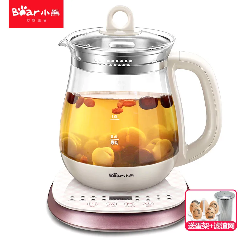 Bear Full Automatic Thick Glass Multifunctional Electric Kettle Boil
