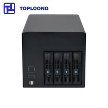 Server Chassis Nas-Storage Hot-Swap Mini-Itx Ipfs Miner 4-Drive Sata Black 6GB Backplane-Support