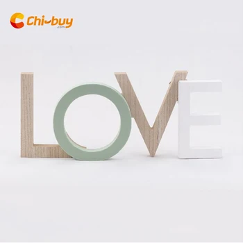 

I LOVE YOU Classic alphabet Home Wood Sign Home Decoration Wood Weeding Decor Wood Desktop decoration