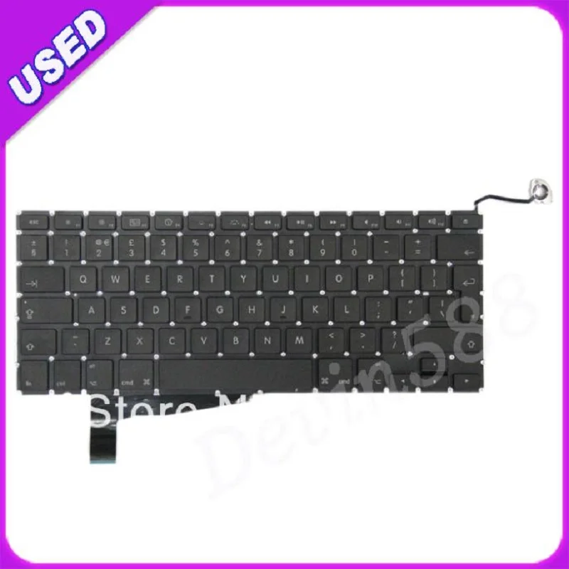 

Replace Laptop Keyboard for Macbook Pro 15.4" A1286 2008 Year ,UK Layout & Black Color, Tested 100% Working
