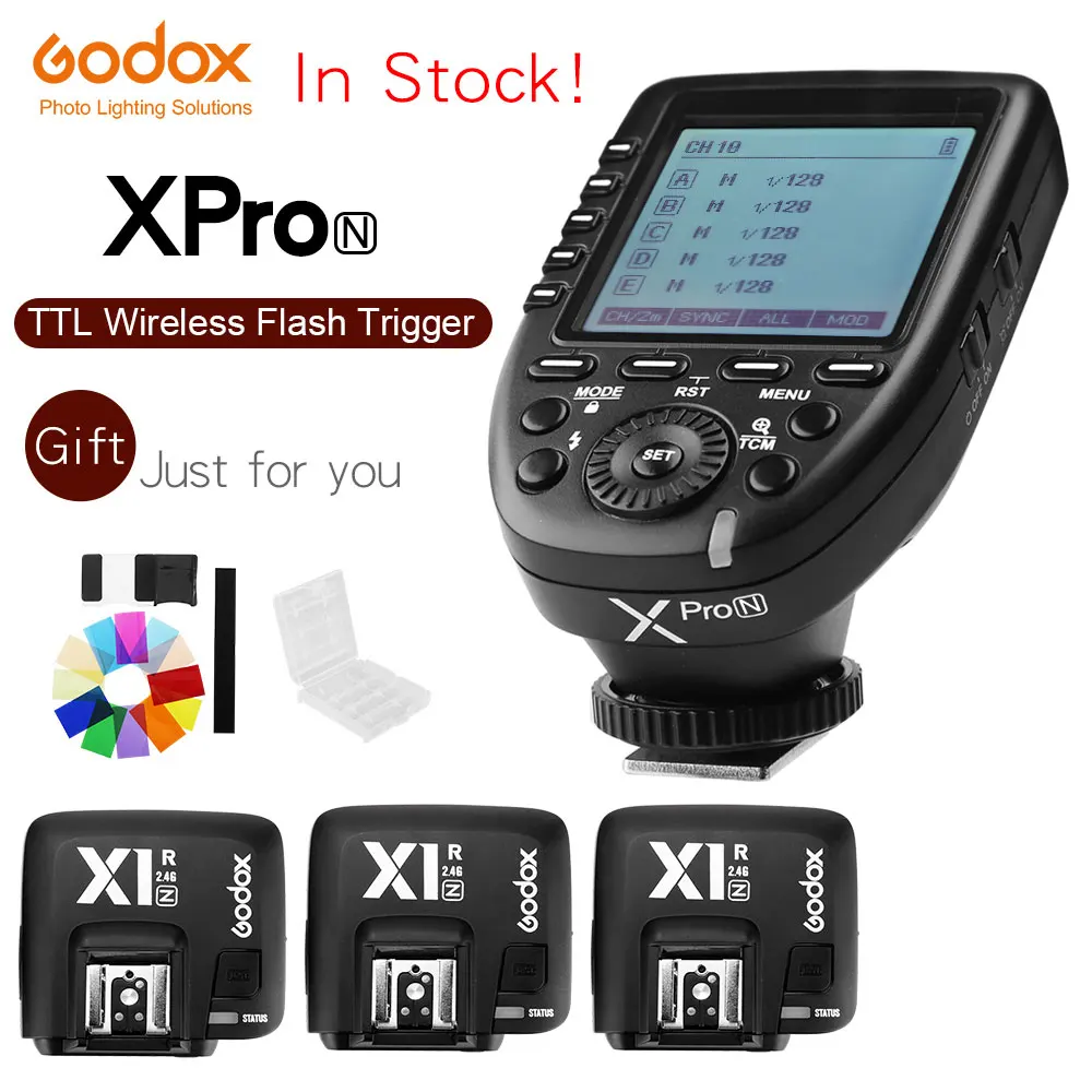 Беспроводной пульт дистанционного управления Godox Xpro N i TTL II 2 4G X System с триггером