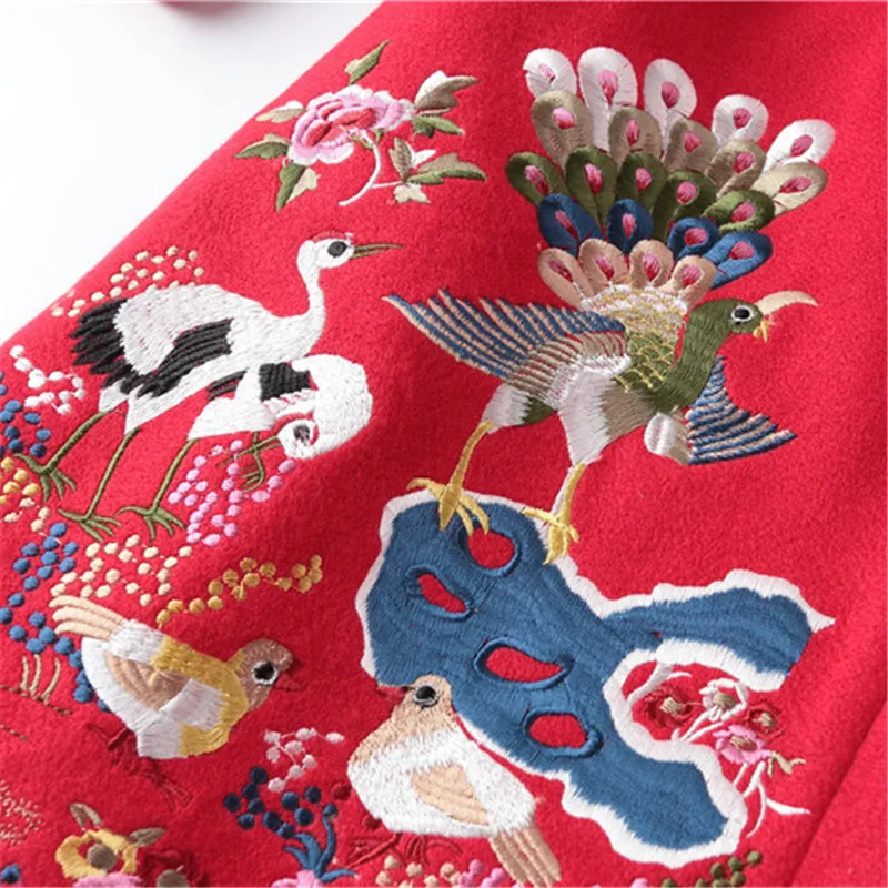 Plus Size 5XL Winter Embroidery Long Coat Women 2018 Full Sleeve Mandarin Collar Full Sleeve Slim Elegant Women Coat Plus Size 5XL Winter Embroidery Long Coat Women 2018 Full Sleeve Mandarin Collar Full Sleeve Slim Elegant Women Coat