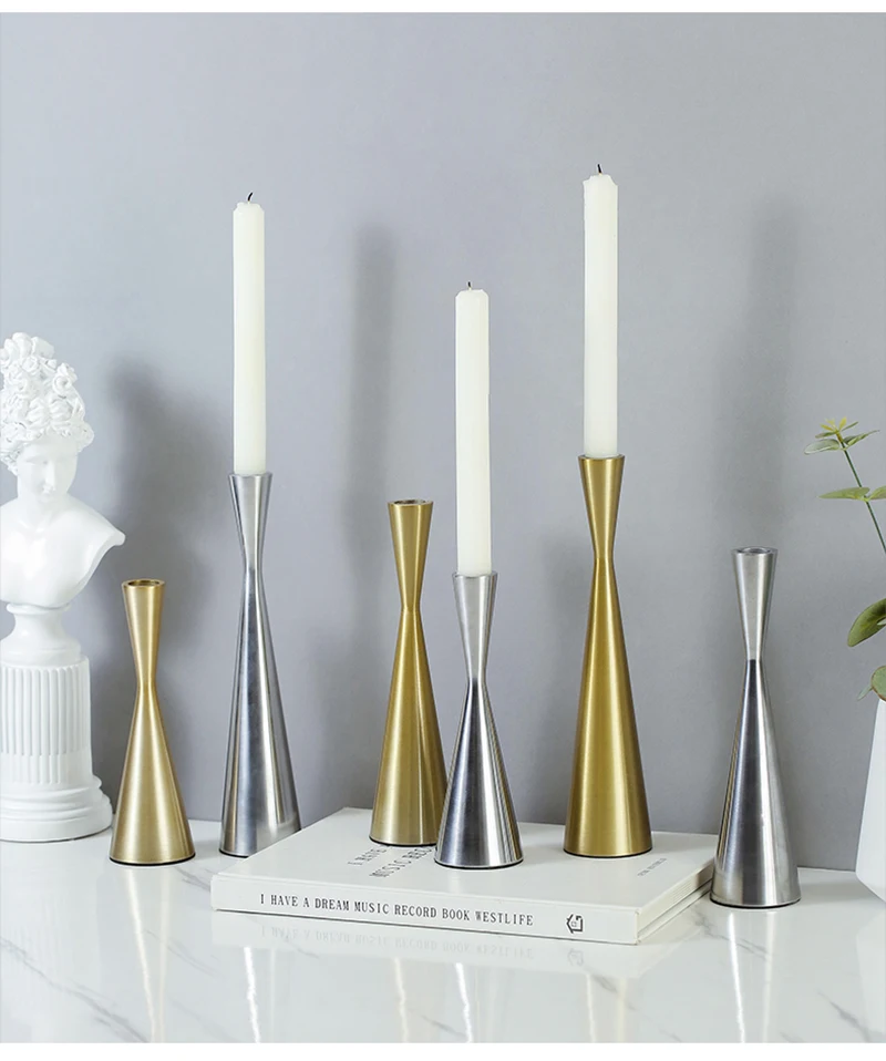 lantern metal candle holder gold wedding stands for flowers wedding centerpieces for tables (10)