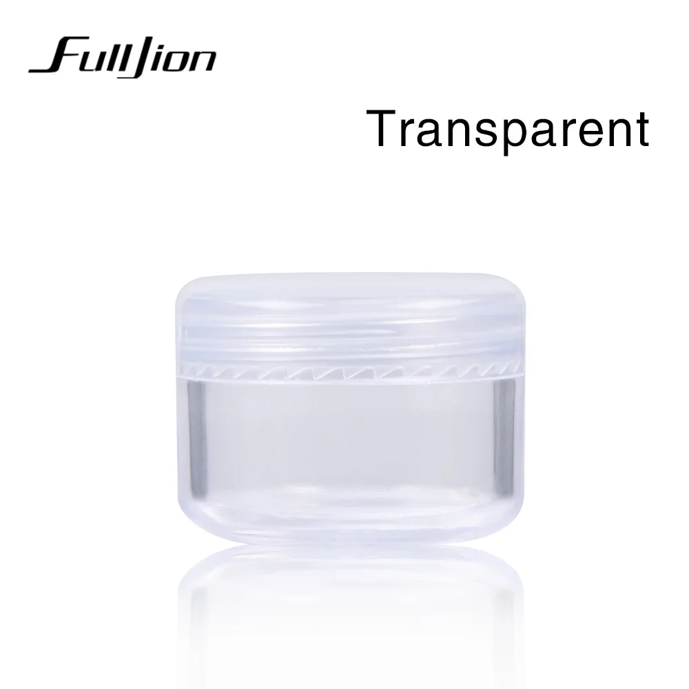 Pooypoot 1 шт. пустая банка прозрачный мини косметический многоразовый флакон тени для век Крем для лица баночка для бальзама для губ контейнер для хранения - Цвет: Transparent