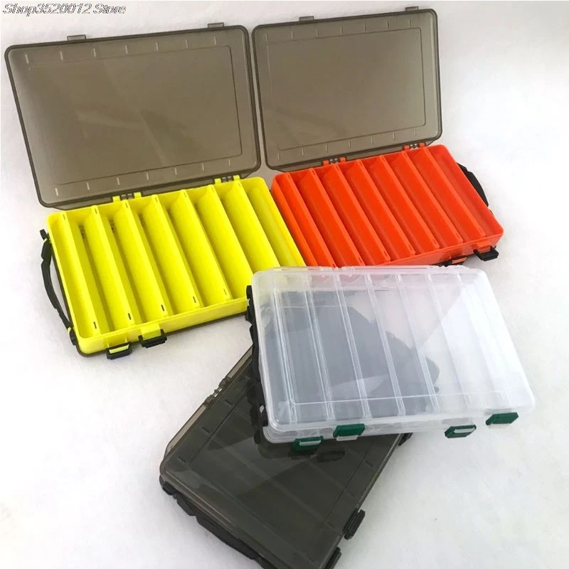 

Transparent PP Fishing Gear Bait Storage Box Multi-functional Double Layer Fish Sub-bait Fishing Tools Boxes