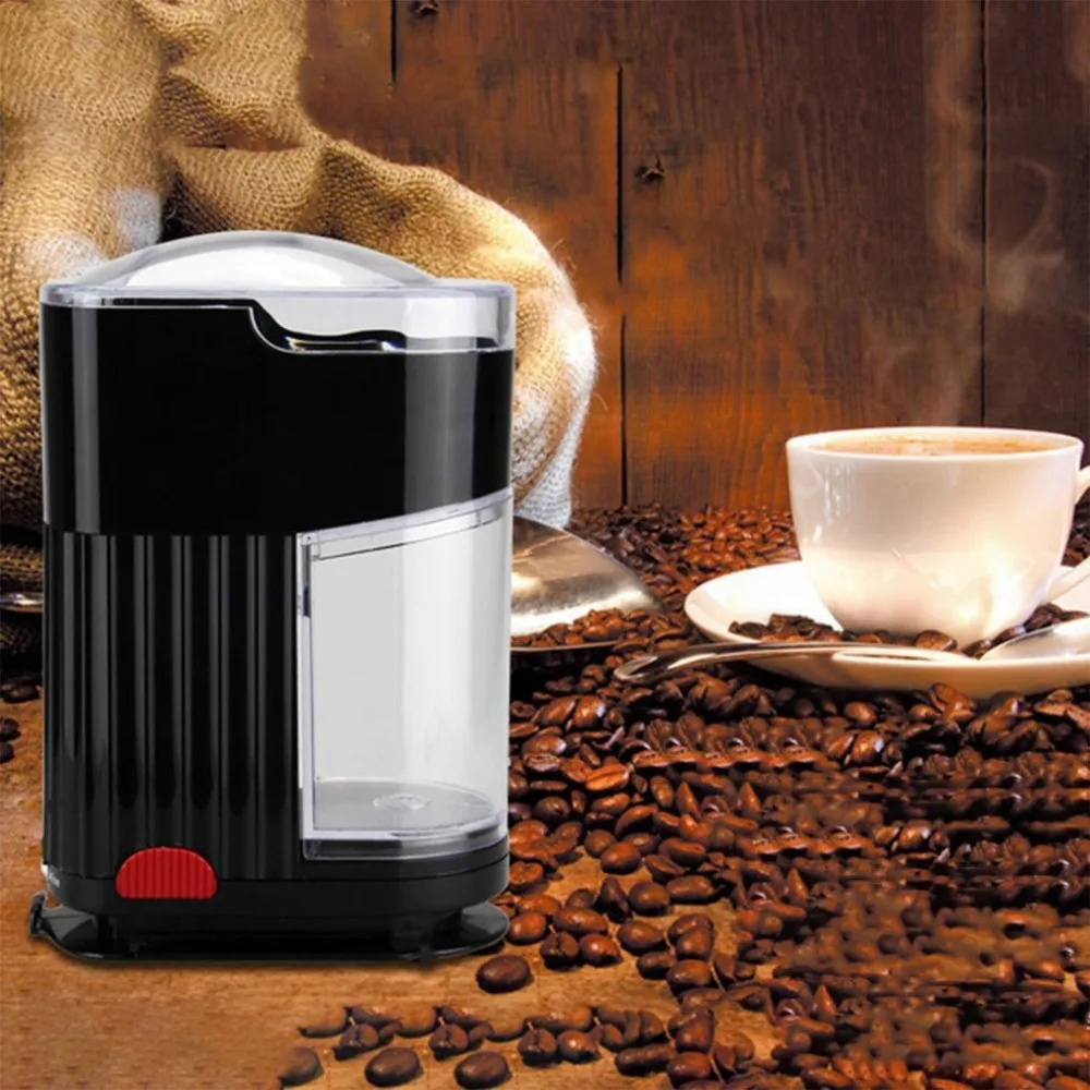 Electric Coffee Grinder Multifunctional Household Electric Coffee Grinder Stainless Steel Bean Spice Maker Grinding Machine 220V