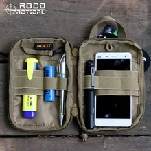 ROCOTACTICAL водонепроницаемый MOLLE тактические сумки EDC армейский вентилятор Спортивная Поясная Сумка военный боевой карманный органайзер Cordura 1000D нейлон