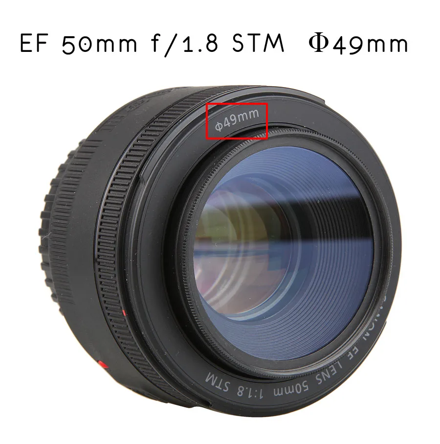 УФ фильтр для объектива камеры 49 мм Canon EF 50 f/1 8 STM и Sony E mount 18 55 f/3 5 6 OSS объектив|filter