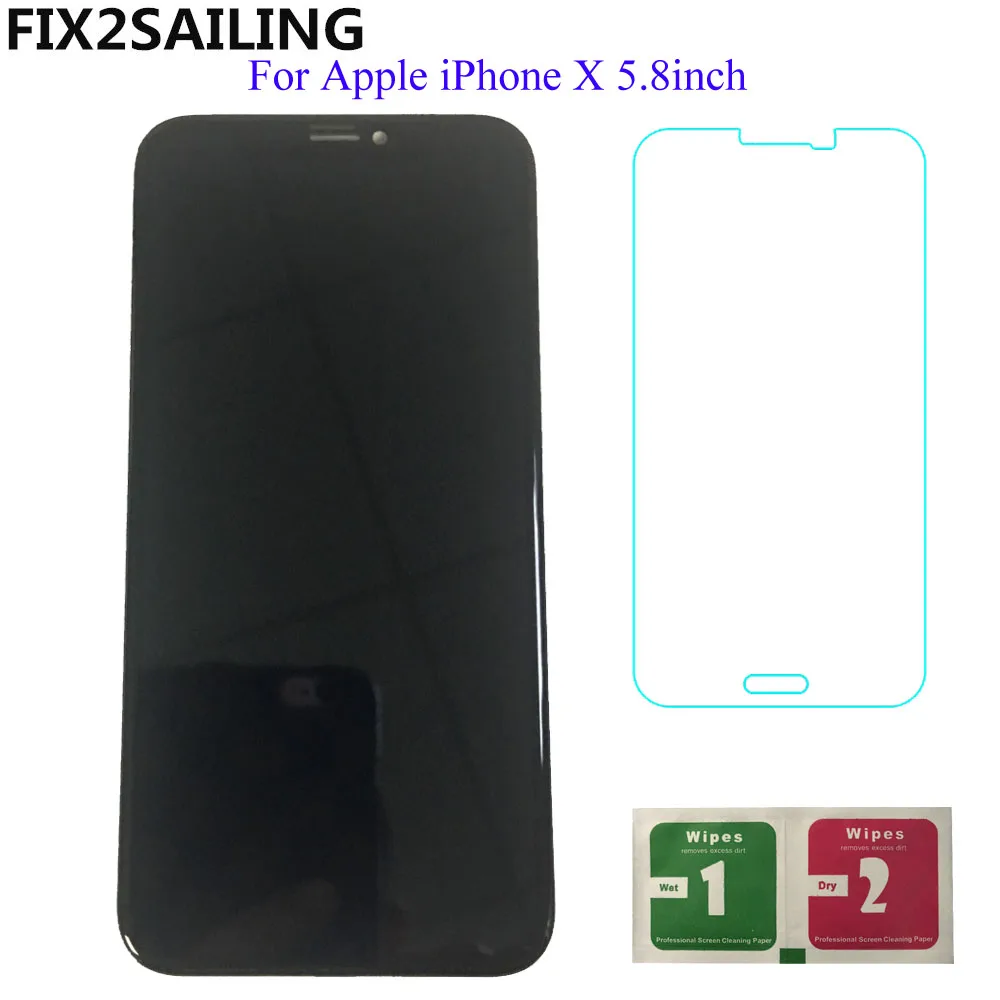 New 5.8 inch For iPhone X XS LCD Display For Tianma iPhone X Super Touch Screen With Digitizer Replacement Assembly Parts