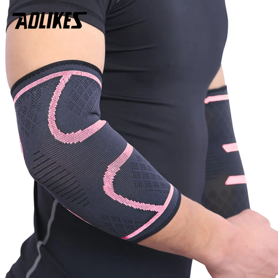 AOLIKES 1 шт. 2019 Новый локоть Поддержка эластичный спортивный для спортивного зала