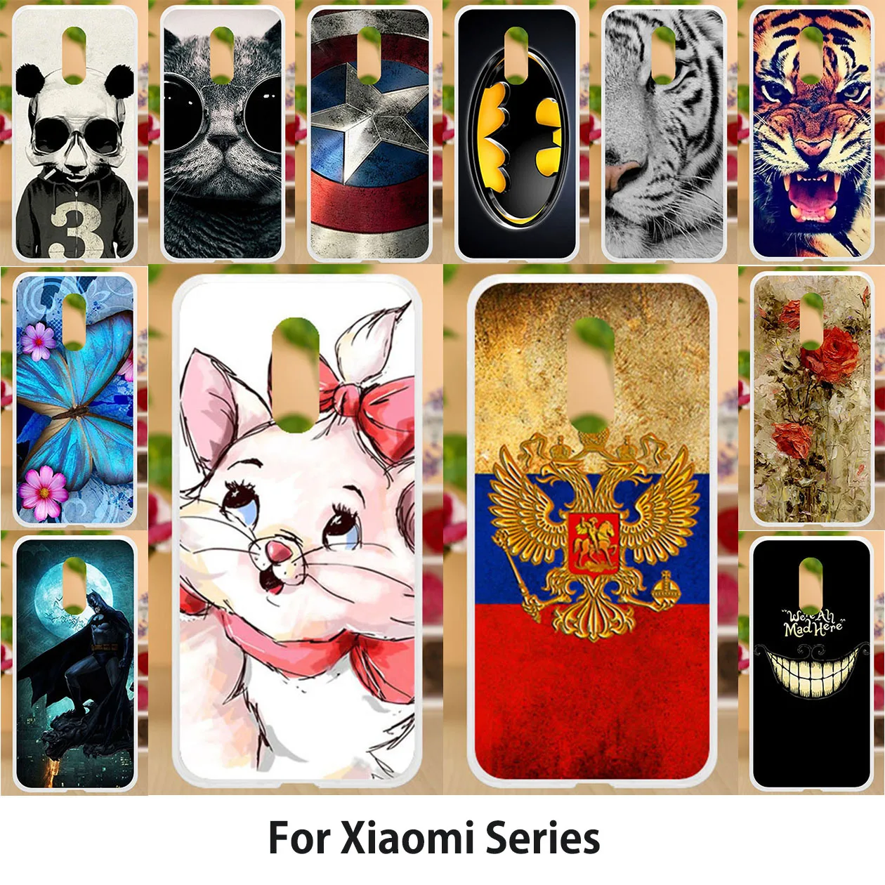 

Anunob Case For Xiaomi Redmi Note 5A Prime Cases 4 3X Mi Mix 2s 2 Mi5 Prime Mi 8 SE 6 4 4c 6X Note Pro 2 3 3X Max 2 Black Shark