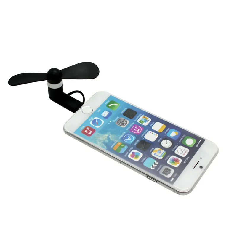 Портативный мини электрический вентилятор охлаждения для iphone 5S IOS Android телефон