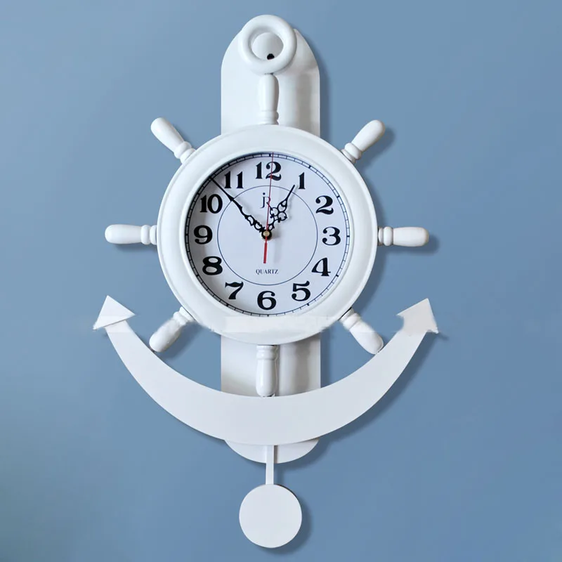 

Clock Saat Wall Clock Duvar Saati Horloge Murale Relogio Parede quartz Mediterranean wood wall clocks Klok home decor Watch