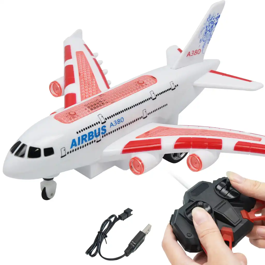 RC Remote Control Electric Airplane Toys Airbus A380 Plane Model w