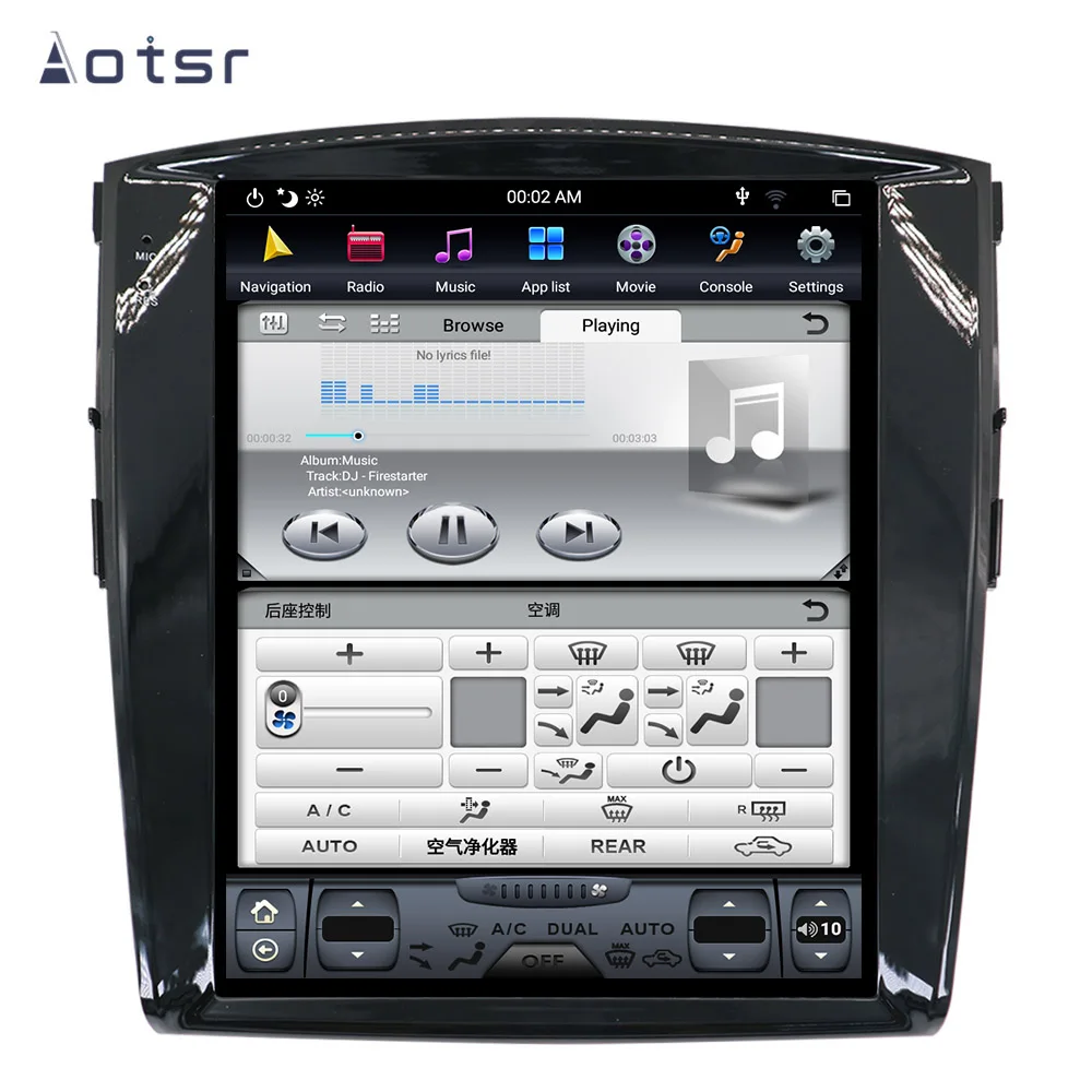 Excellent Android 8.1 Tesla style GPS navigation for Mitsubishi Pajero V97 V93 Montero 2006+ auto radio stereo Multimedia player recorder 14