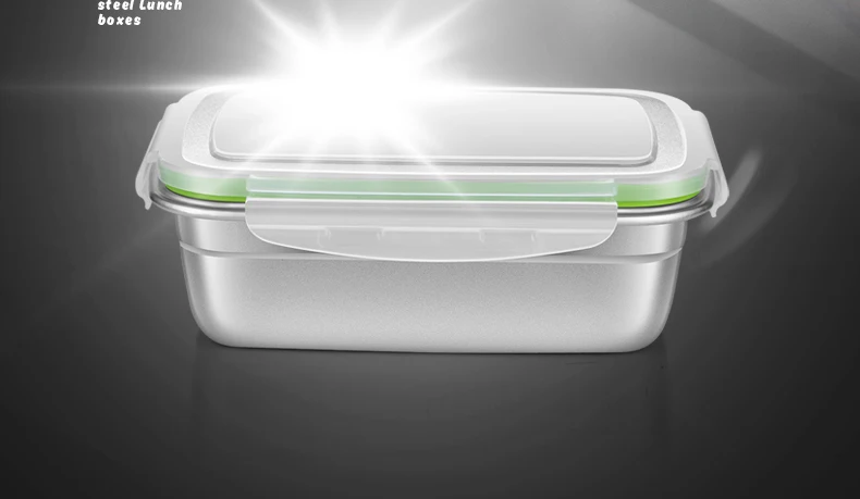 Stainless Steel Lunch Box with Cover SUS 304 Food container Keep fresh Lunch Box Inox Lunch box Bento lunch box micro onde (13)
