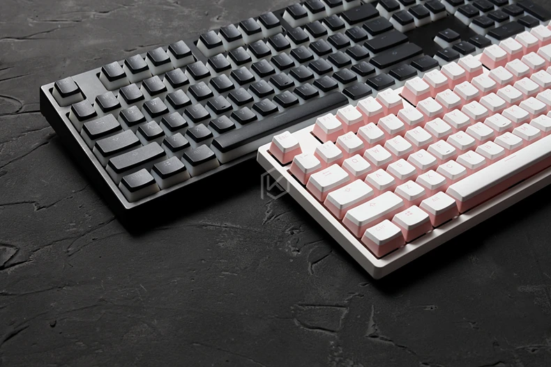 para teclados mecânicos leite branco rosa preto