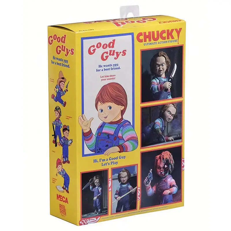 In Stock  NECA Seed of Chucky of 7 Inch PVC Kids Children's Toys Chucky Action Figure  with Original Box