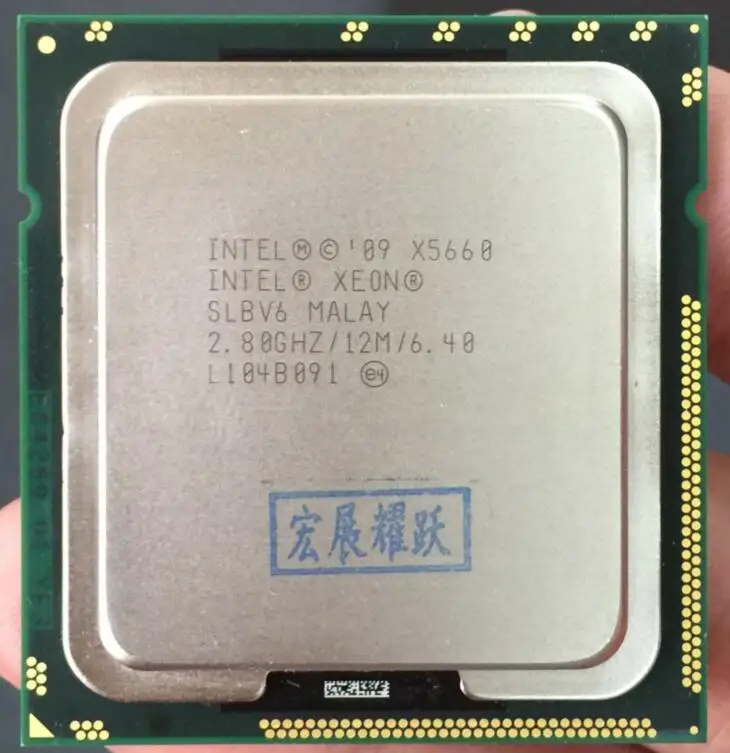 Процессор Intel Xeon X5660 пк серверный цпу 12M LGA 1366 шестиядерный цпу|desktop cpu|intel xeon processorintel