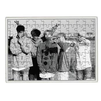 

[MYKPOP]BIGBANG THE MOVIE A Puzzles 120pcs With a Photo Frame Desk Decoration KPOP Fans Collection SA18080609