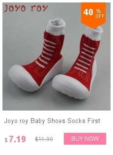 Joyo Roy/Коллекция года; сезон весна-осень-зима; детские Нескользящие носки с резиновой подошвой; носки для младенцев; домашняя обувь для малышей