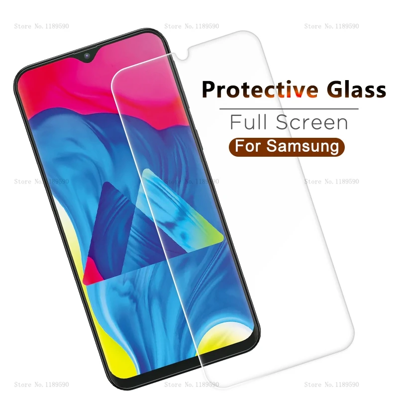 Защитный Стекло для samsung Galaxy A50 A30 Экран протектор Закаленное Стекло для samsung M10 M20 M30 A10 A40 A60 A70 A90 A50