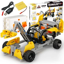 EBOYU(TM) SDL DIY блок автомобиля 2CH 10 в 1 DIY строительный кирпич блок RC автомобиль 2017A-29 DIY RC Racer автомобилей Обучающие RC игрушечных автомобилей