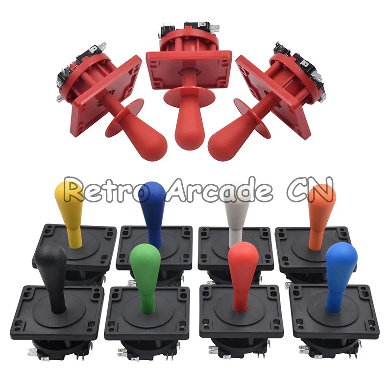 US $882.99 Wholesale 100 Pcslot 8 Way Mexico Style Joystick with Micro Switches Accessories for DIY Arcade MameJamma Game parts 5 Colors