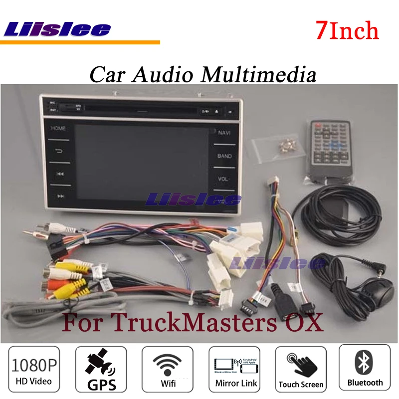 Clearance Liislee For TruckMasters OX Stereo Android Radio DVD Player Mirror Link BT GPS MAP Navigation 1080P System Original NAVI Design 5