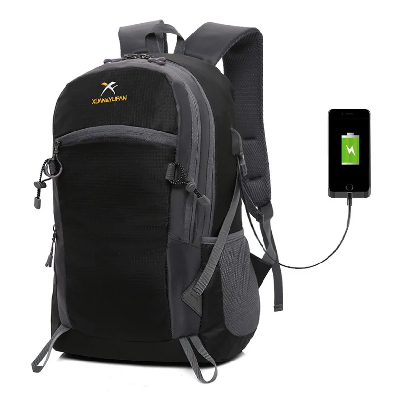 

30L Nylon Waterproof Backpack Hiking Bag Cycling Climbing Backpack Travel Outdoor Backpack Anti Theft Sports Bag