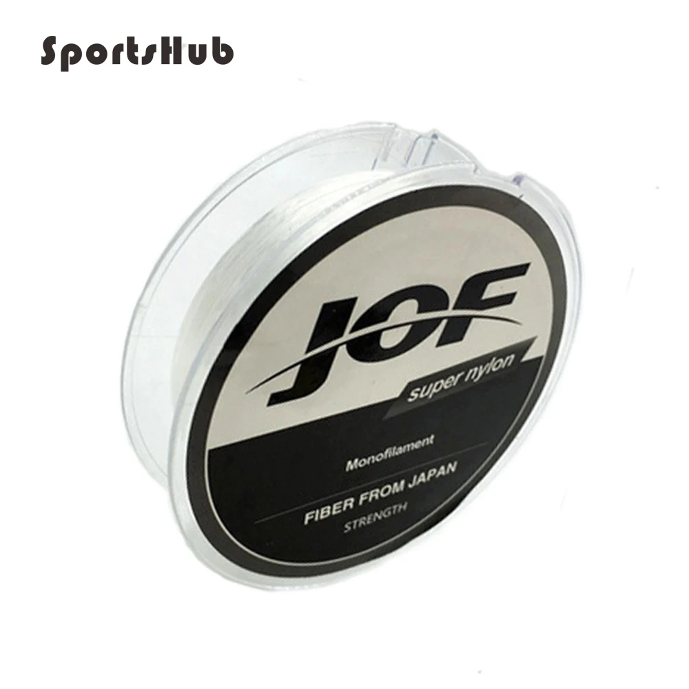 SPORTSHUB 100 متر لينة سوبر حبل صيد من النيلون 15 الحجم شفافة Wearresistant خيط وصنارة أحاديان لصيد السمك NR0109