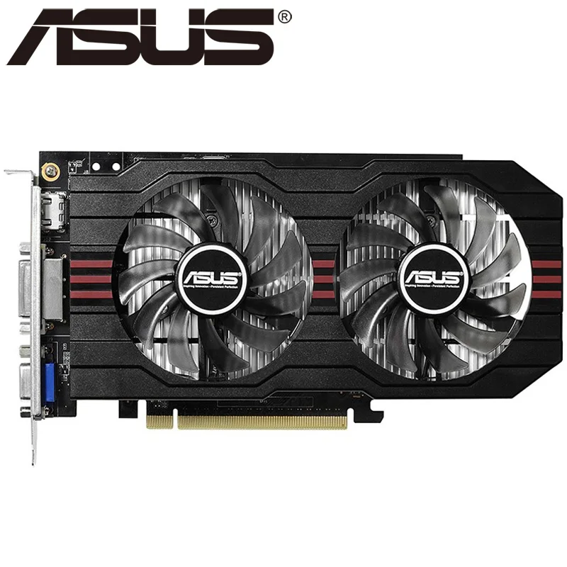 ASUS видеокарта Оригинал GTX 750 2 Гб 128 бит GDDR5 видеокарты для nVIDIA VGA карты Geforce GTX750 Hdmi Dvi