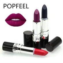 Hot Popfeel Women Sexy Lipstick High Quality Waterproof Matte Lip Gloss Makeup Lip Sticks Lip Balm Beauty Lipgloss (20 Colors )