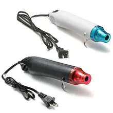 Электрический термоусадочный пистолет мощностью 300 Вт, электроинструмент, терморегулятор горячего воздуха с опорным сиденьем 110 В/220 В, тепловые мини-Пистолеты для горячего воздуха