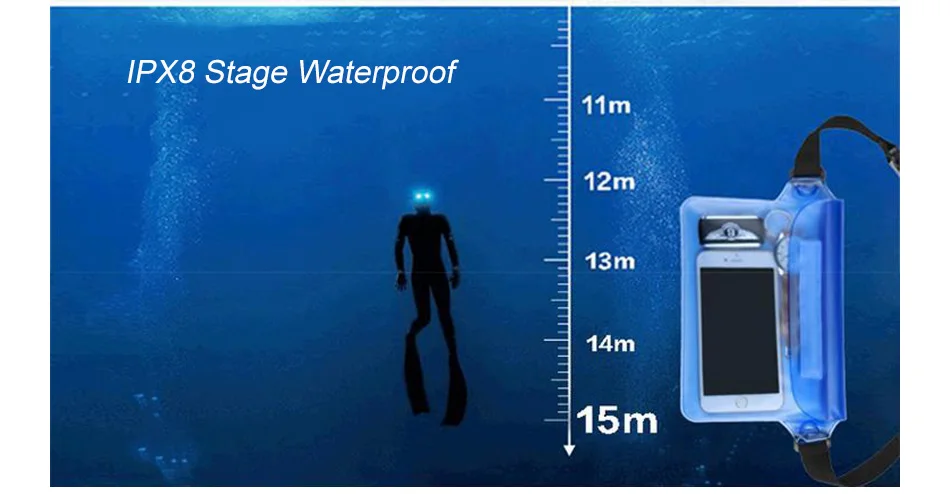 Водонепроницаемая сумка для мобильного телефона, водонепроницаемая сумка для телефона zakje tasche sac etanche, сумка для телефона, сухая сумка для плавания tas ming swim XA520WA