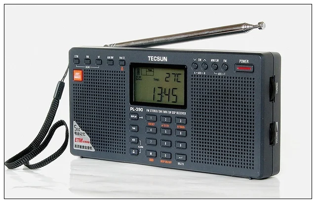 Tecsun PL390 PL-390 ETM FM стерео SW MW LW DSP радио двойной динамик радио
