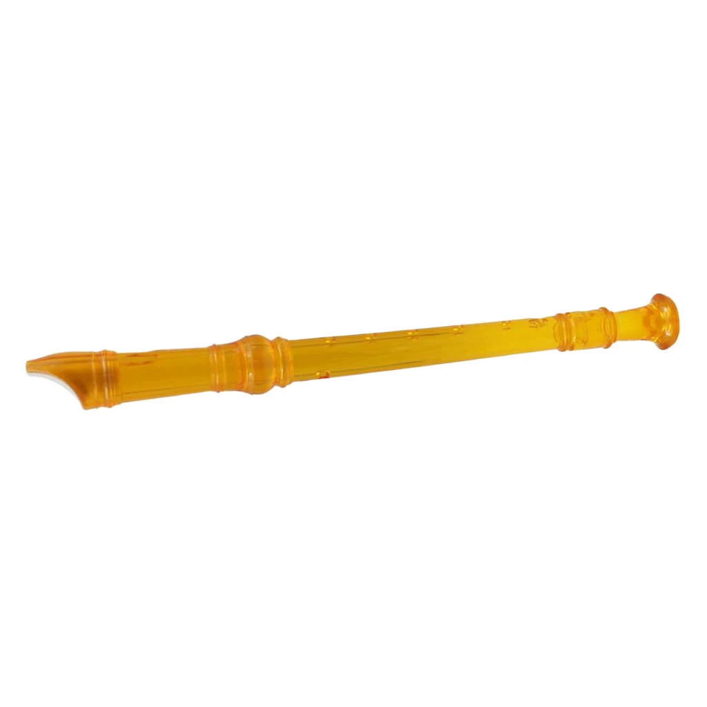 8 Holes Soprano Descant Recorder Flute with Cleaning Rod for Beginner Kids Children Performance Musical Instruments