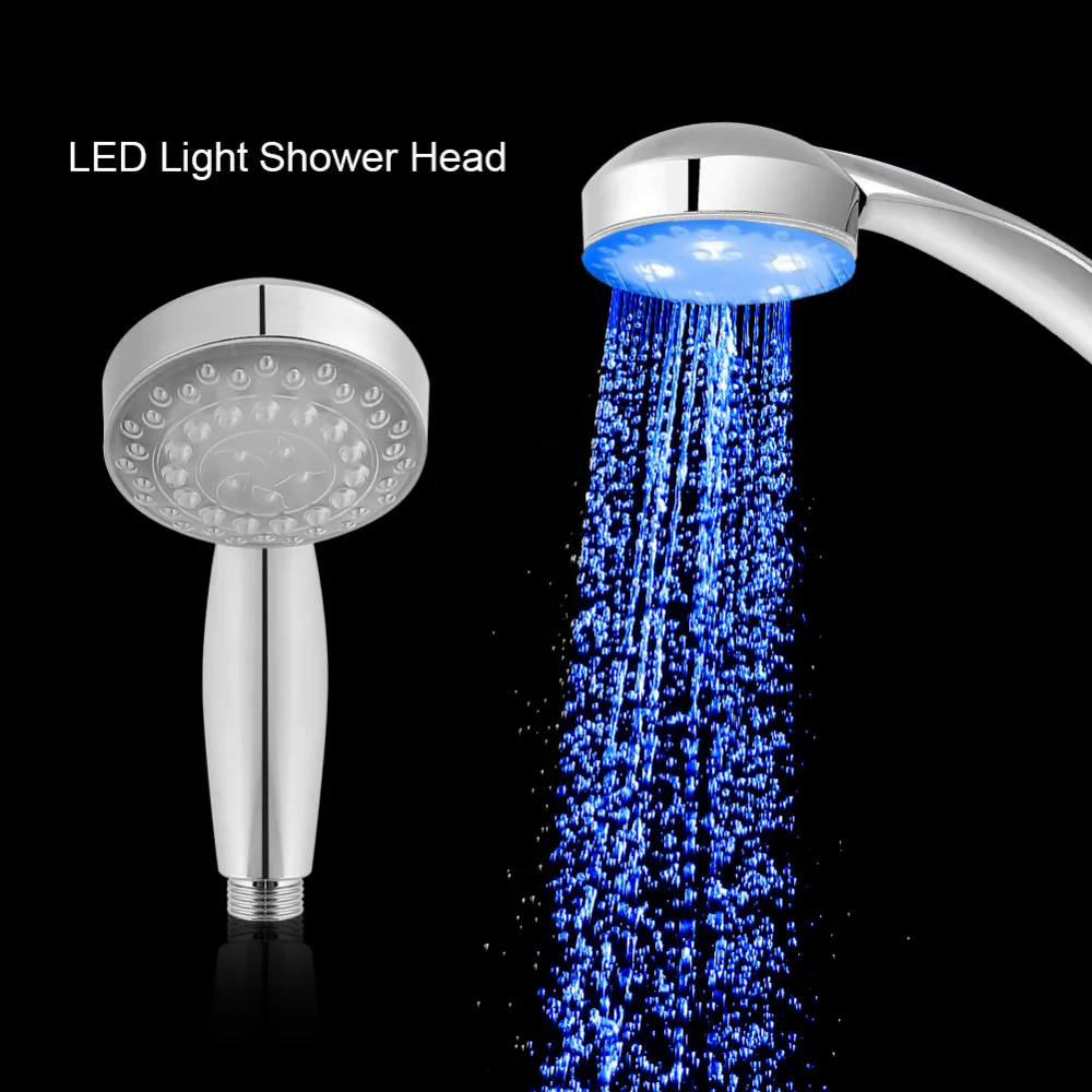 Buy LED Shower Head 3 Color Changing Water Glow Light