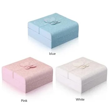 

Hot New Fashion Korean Style Jewelry Storage Box Jewelry Cosmetics Cases PU Leather Jewelry Box Storage Organizer