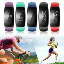 Водонепроницаемый 0.96 »oled Touch Bluetooth V4.0 ID107 плюс сердечного ритма браслет Мониторы Браслет Смарт часы Поддержка для IOS Andorid