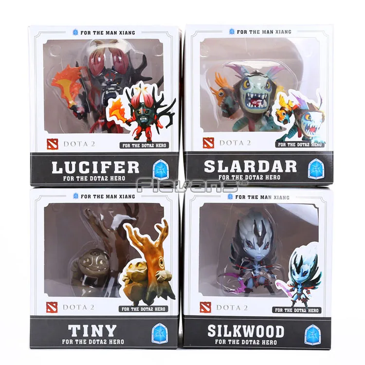 Us 2297 25 Offdota 2 Hero Lucifer Slardar Tiny Silkwood Pvc Action Figures Collection Toys 4pcsset In Action Toy Figures From Toys Hobbies On