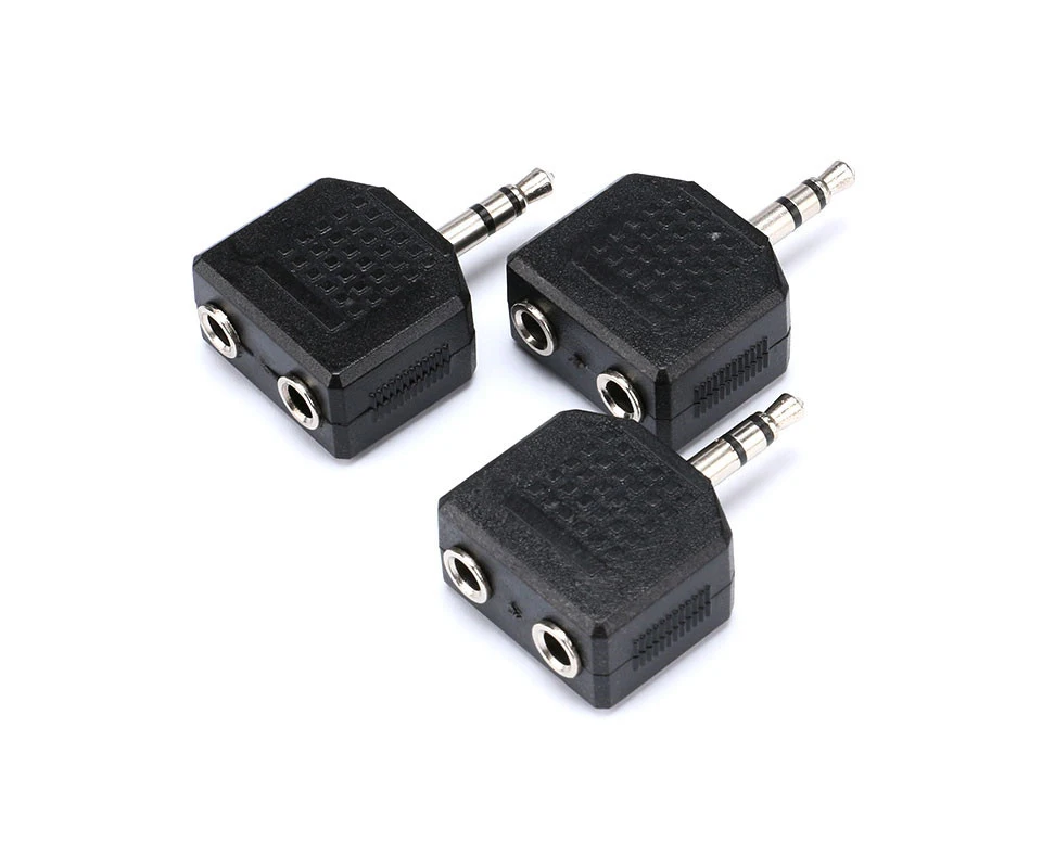 2 Way 3.5mm Stereo Audio Headphone Jack Female Splitter Adapter Earbud Headset Hub for Speaker Amplifier Buy   (2)