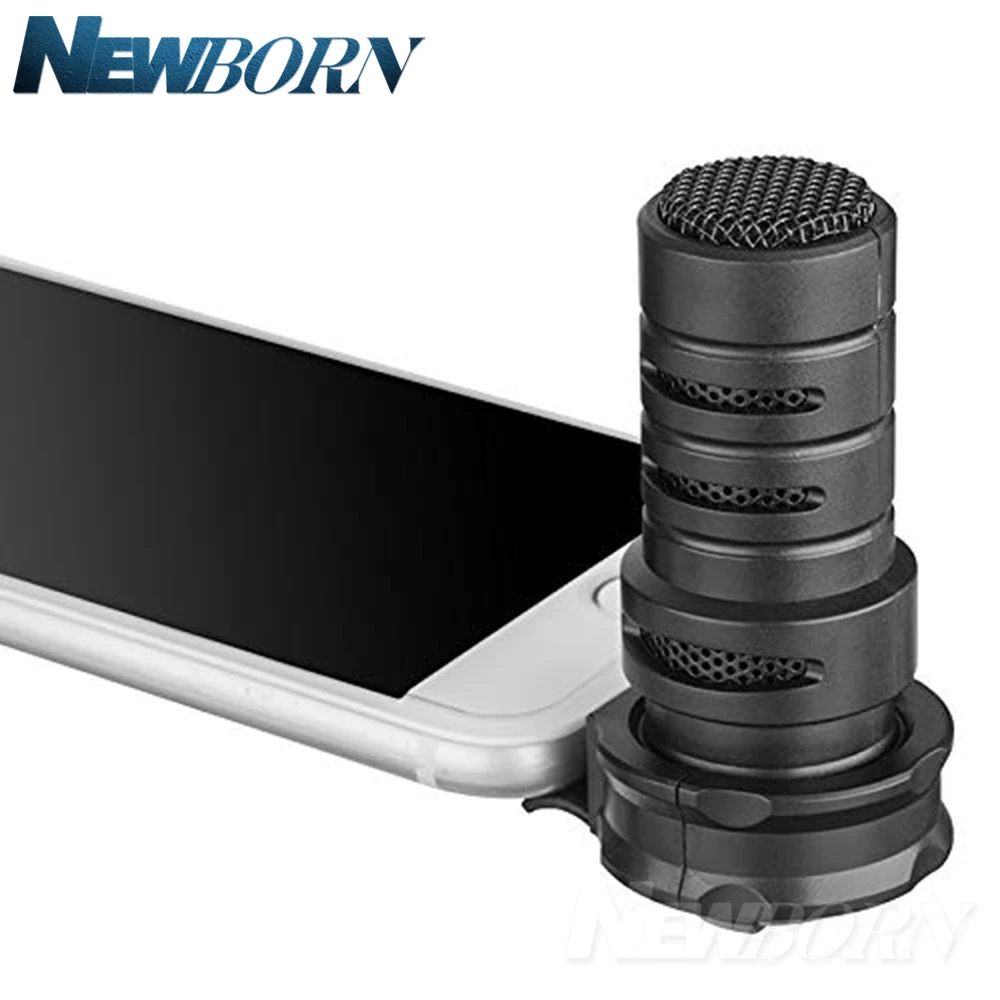 BOYA BY-A7H вставной записывающий микрофон 3,5 мм TRRS всенаправленный конденсаторный микрофон для iPhone Xs Max X samsung S9 S8 S7