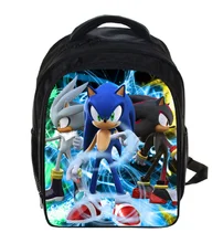 13 Inch Anime Sonic Super Mario Backpack Students School Bags Boys Girls Daily Backpacks Children Bag Kids Best Gift Backpack star wars backpack for boys school bags kids daily backpacks children backpack book bag bags schoolbags best gift bag mochila