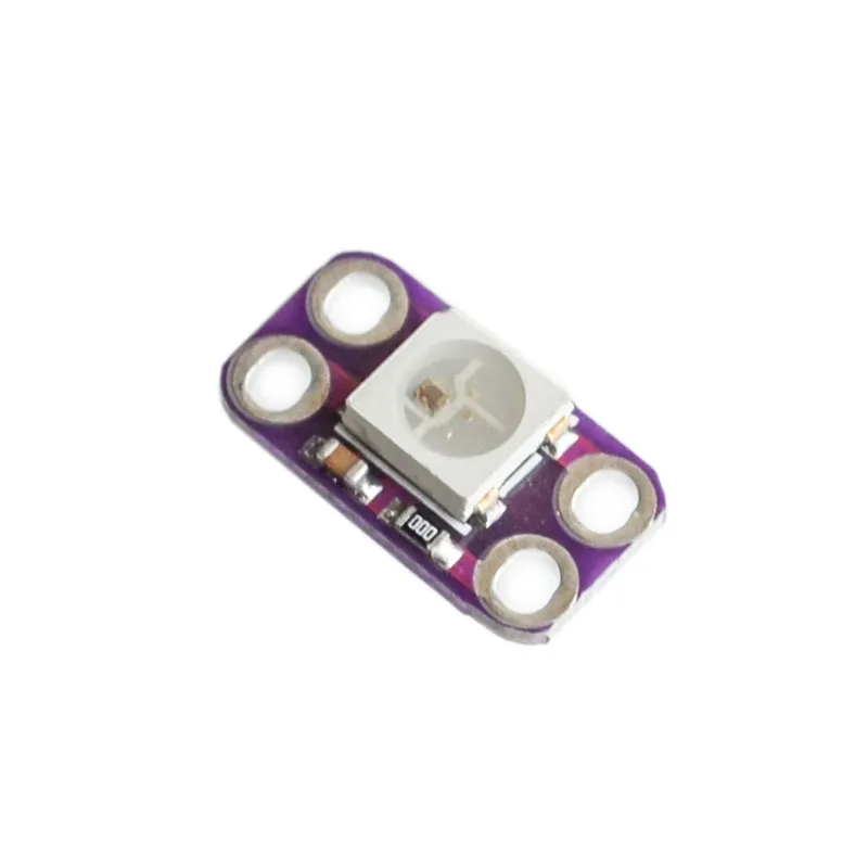 1pcs MCU2812B WS2812B RGB LED Full color drive 4 foot color lamp module development board For arduino