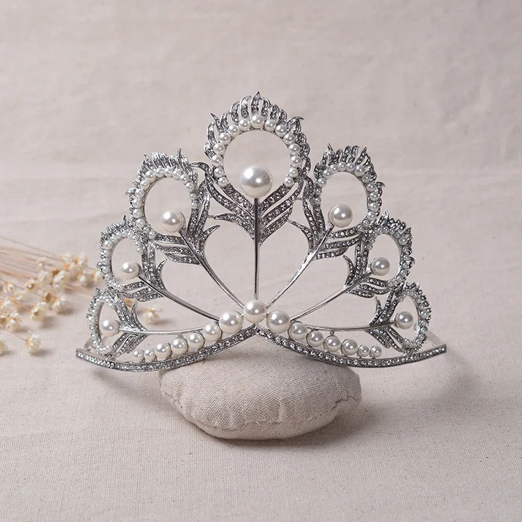 Мисс Вселенная Корона nova princesa Диана coroa де cristal e perola де cabelo Acessórios de casamento e тиара mikimoto Корона